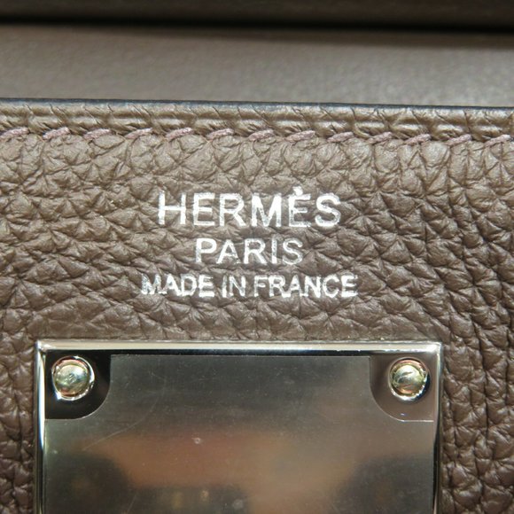 HERMES (Hermes) Kelly Akkad PM Shoulder Bag Cacao (SV Metal Fittings) Togo U ... - Picture 12 of 15